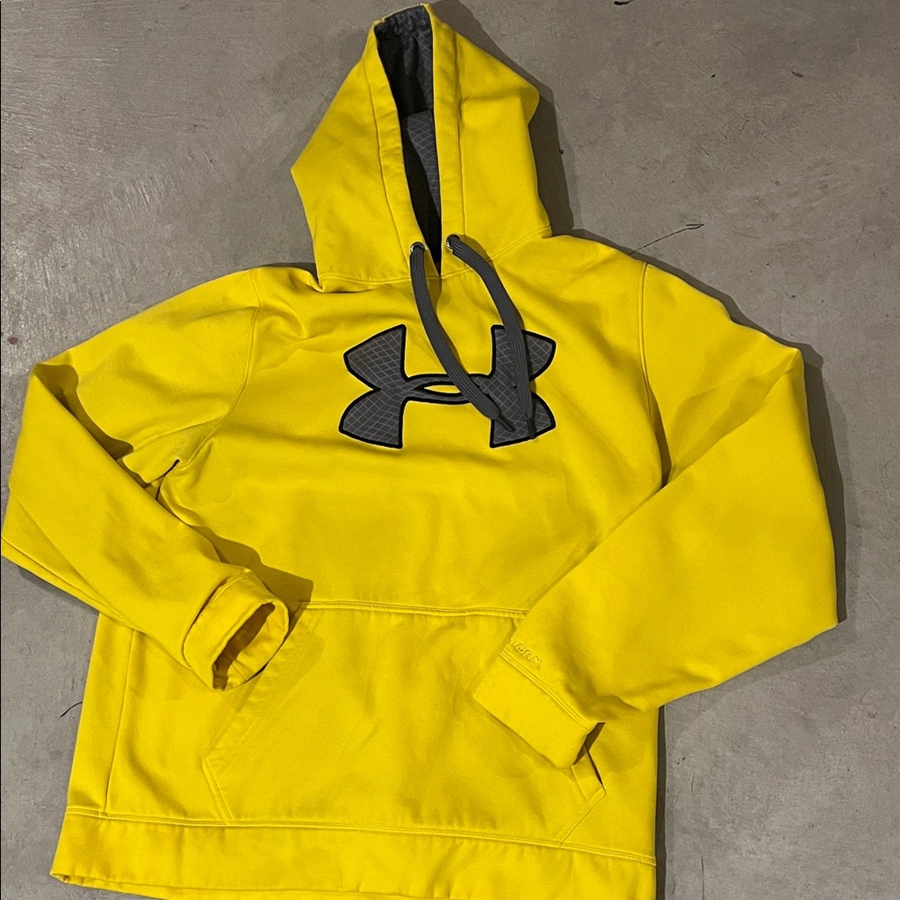 Under Armour Storm Yellow Sweatshirt MENS L